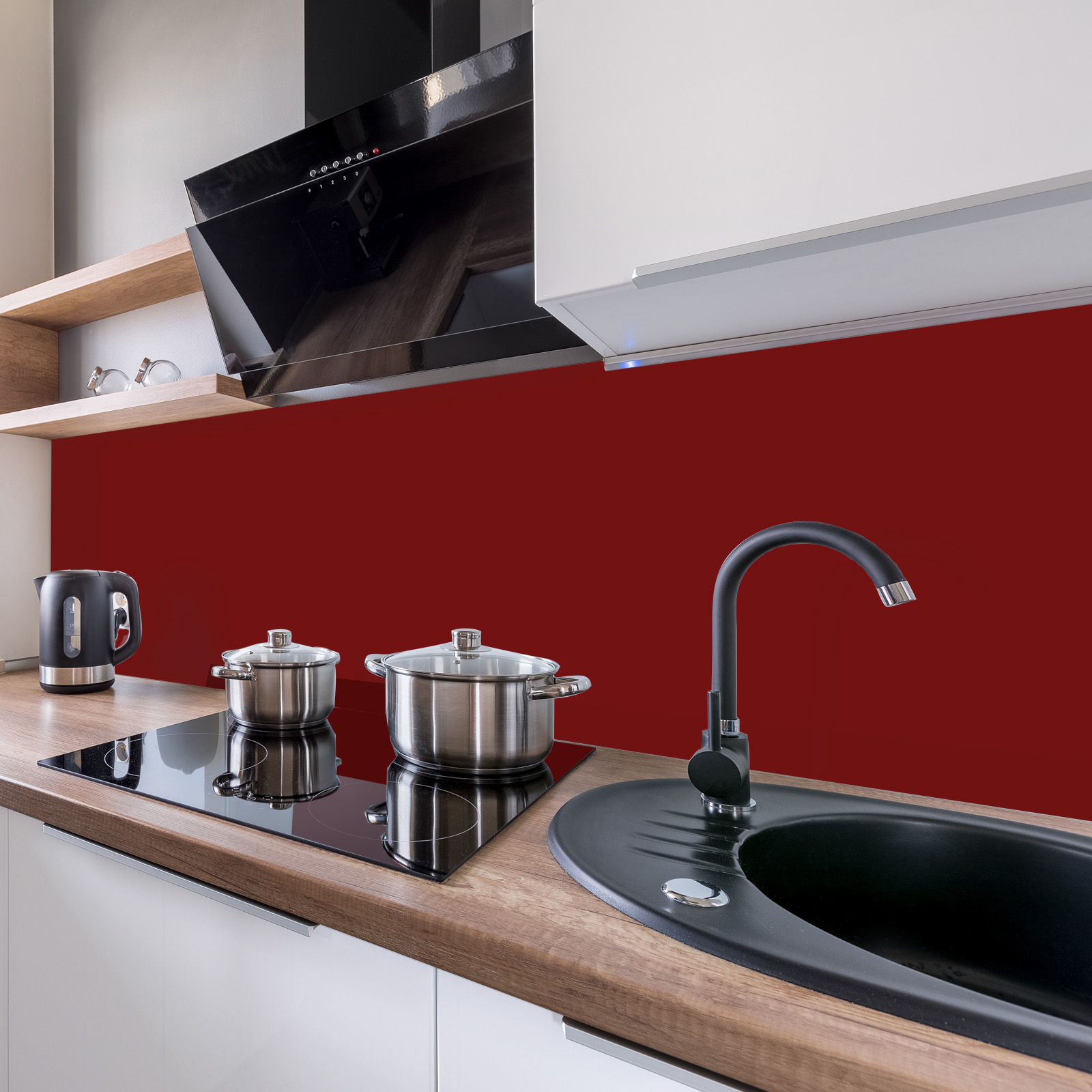 Kitchen Panel RAL 3004 - Purpurrot