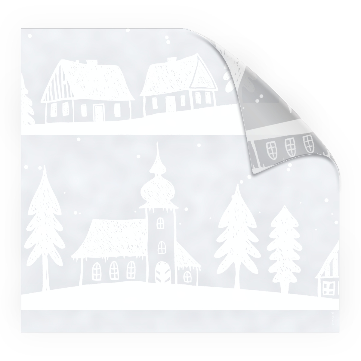 Look Winter Village White