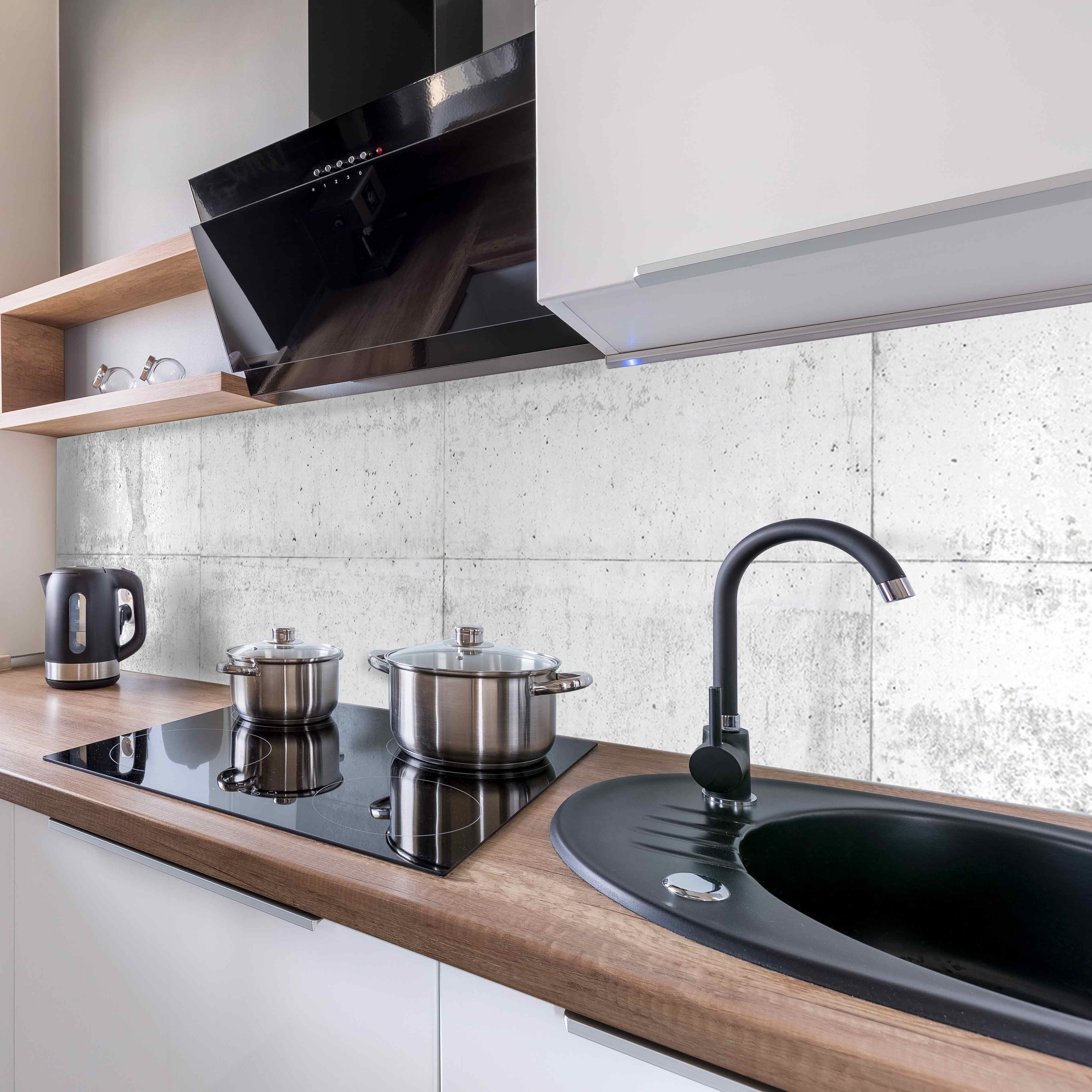 Kitchen Panel Betonwand