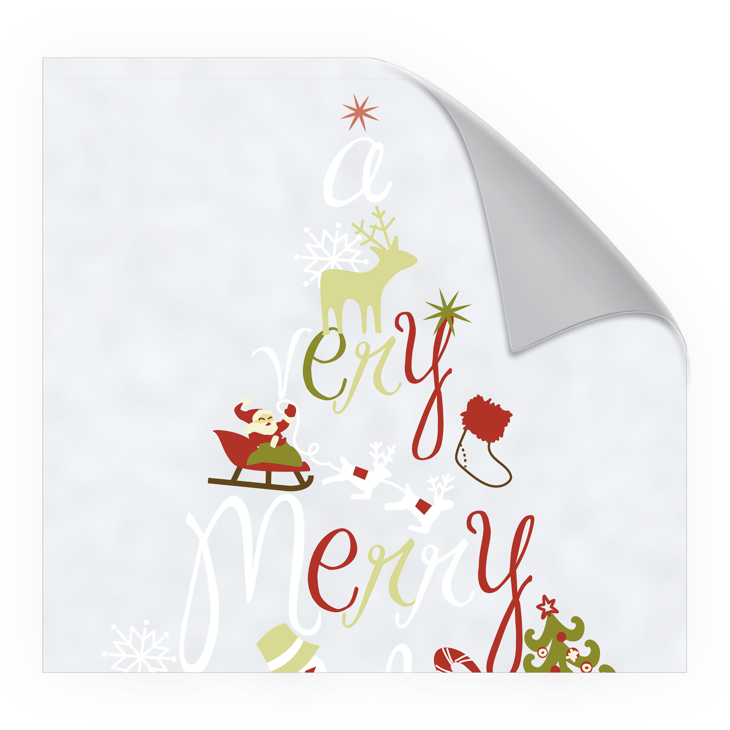 Look Letter Tree White