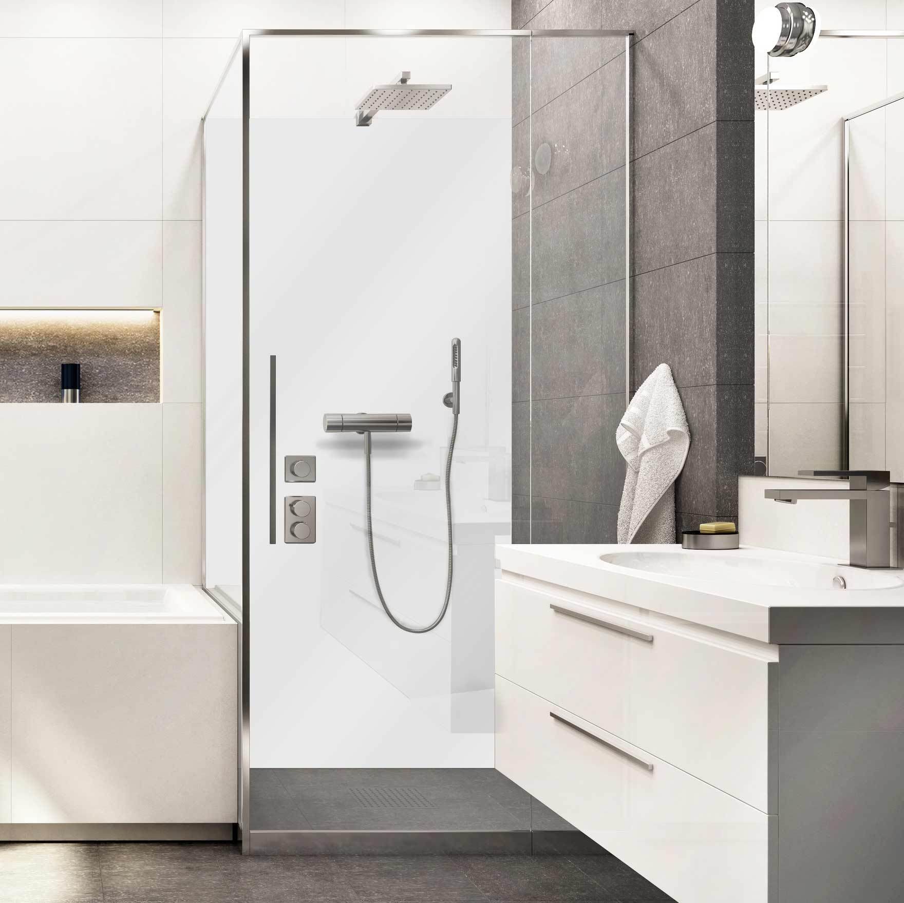 Shower UNI Weiß