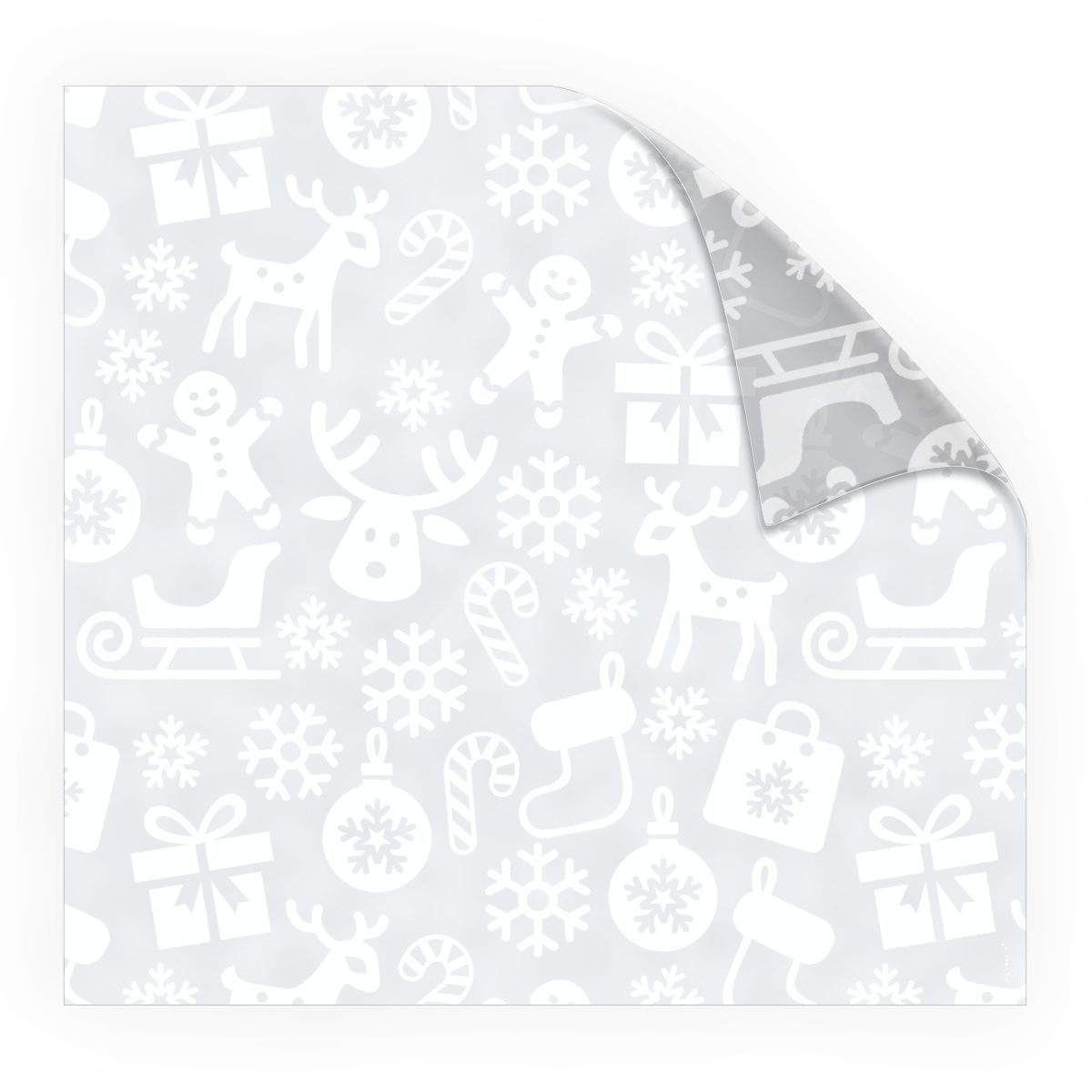 Look Funny Ornaments White