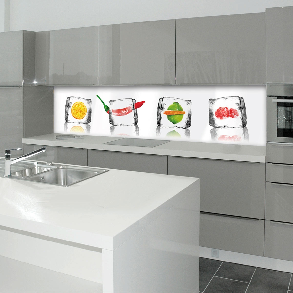 Kitchen Panel Eisfrüchte